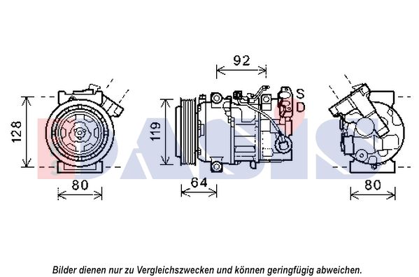 AKS DASIS Kompressor,kliimaseade 852612N